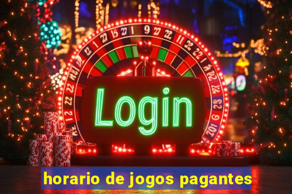 horario de jogos pagantes